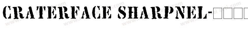 CRATERFACE SHARPNEL字体转换